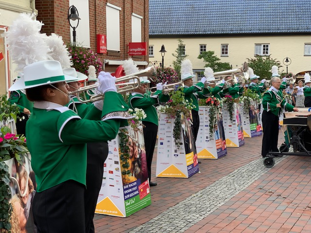 Neue Blumentaschen für die Innenstadt
